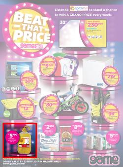 Game Malawi : Beat that Price (9 Nov - 22 Nov 2017), page 1