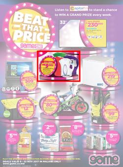 Game Malawi : Beat that Price (9 Nov - 22 Nov 2017), page 1