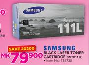 Samsung Black Laser Toner Cartridge MLTD111L