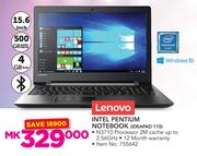 Lenovo Intel Pentium Notebook IDEAPAD 110