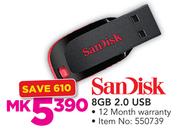Sandisk 8GB 2.0 USB