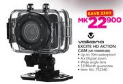 Volkano Excite HD Action Cam VK-100000-BK