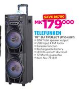 Telefunken 10" DJ Trolley TTSDJ-20BT