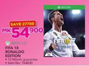 XBOX One Fifa 18 Ronaldo Edition