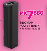 Swiss Mobility 2600mAh Power Bank