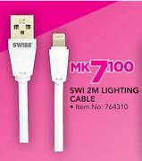 SWI 2m Mic Lighting Cable