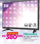 Hisense 39" Full HD LED TV HX39N2176F