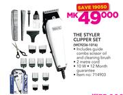 Wahl The Styler Clipper Set WC9236-1016