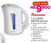 Pineware 1.7Ltr Auto Kettle PAK-834/