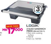 Logik 2 Slice Sandwich Press RSH-441725-11