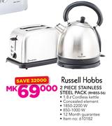 Russell Hobbs 2 Piece Stainless Steel Pack RHBSS-56