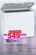 Zero 215Ltr Chest Freezer GF215