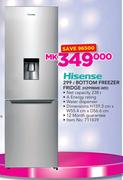 Hisense 299Ltr Bottom Freezer Fridge H299BME-WD