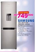 Samsung 330Ltr Bottom Freezer Fridge Silver RB29HWR3DSA U