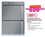 Defy Gourmet Double Oven Mirror Glass DBO468