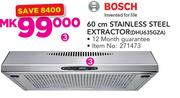 Bosch 60cm Stainless Steel Extractor DHU635GZA