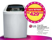 LG 16Kg Top Load Washing Machine Metallic T1603TEFTS AF