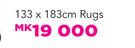 133X183cm Rugs-Each
