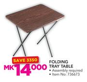 Folding Tray Table