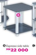 Domino Espresso Side Table