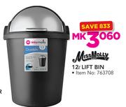 Missmolly 12Ltr Lift Bin