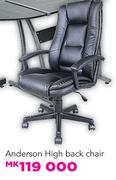 Anderson High Back Chair