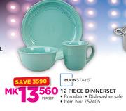Mainstays 12 Piece Dinnerset