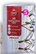 Santa's Trading Indoor Flashing 50 Fairy Lights String