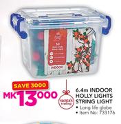 Santa's Trading 6.4m Indoor Holly Lights String Light