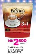 Cafe Enrista 3-In-1 Coffee 10 Sachets-Per Pack