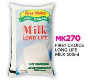 First Choice Long Life Milk-500ml