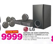 LG Sistema de Som Compativel Com DVD 5.1 Canais DH-3140