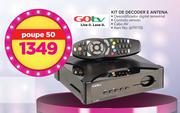 Gotv Kit De Decoder E Antena