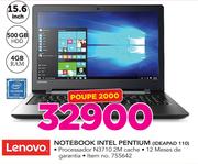 Lenovo Notebook Intel Pentium IDEAPAD 110