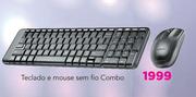 Teclado E Mouse Sem Fio Combo