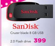 SanDisk Cruzer Blade 8GB USB 2.0 Flash Drive