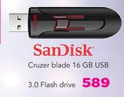 SanDisk Cruzer Blade 16GB USB 3.0 Flash Drive