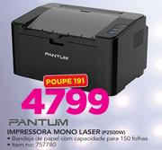 Pantum Impressora Mono Laser P2500W