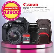 Canon Máquina De Fotografar De Lentes Duplas