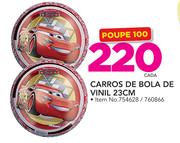 Carros De Bola De Vinil-23cm Cada