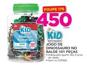 Kid Connection Jogo De Dinossauro No Balde-101 Pecas Cada