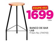 Banco De Bar Lab-cada