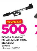 Raleigh Bomba Manual em Alumínio para bicicleta-cada