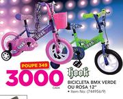 Hook Bicicleta BMX verde Ou Rosa 12"-cada