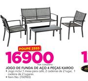 Jogo de Funda De aco 4 pecas karoo-por conjunto