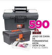 Big Jim Jogo De Caixa De Ferramentas 42 cm, 32 cm, 21cm