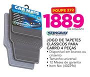 Stingray Jogo de Tapetes Classicos Para carro 4 pecas-por conjunto