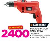 Black & Decker Furadeira Com Cabo 500W KR504-QS