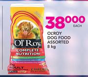 OL'Roy Dog Food Assorted-8kg Each