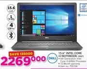 Dell 15.6" Intel Core i3 Notebook 3567